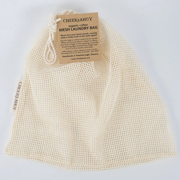 Organic Cotton Mesh Laundry Bag