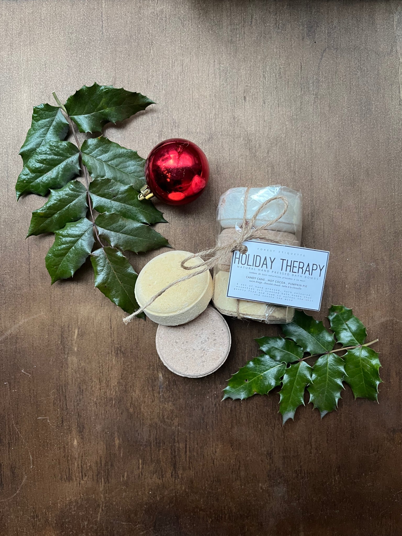 Holiday Therapy Bath Bomb 3 pack