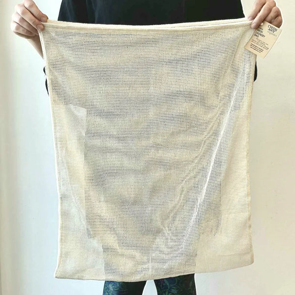 Organic Cotton Mesh Laundry Bag