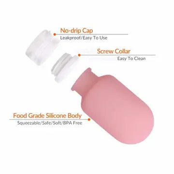 Silicone Squeeze/Travel Bottles