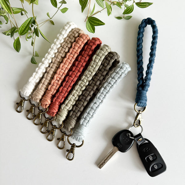 Macrame Key Chains - Wristlet