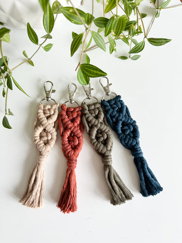 Macrame Key Chains - Boho