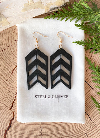 Arrow Wooden Earrings